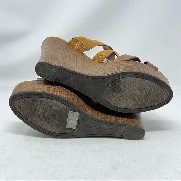 Indigo Rd. Karla Brown Open Toe Slingback Wedges - Picture 11 of 13